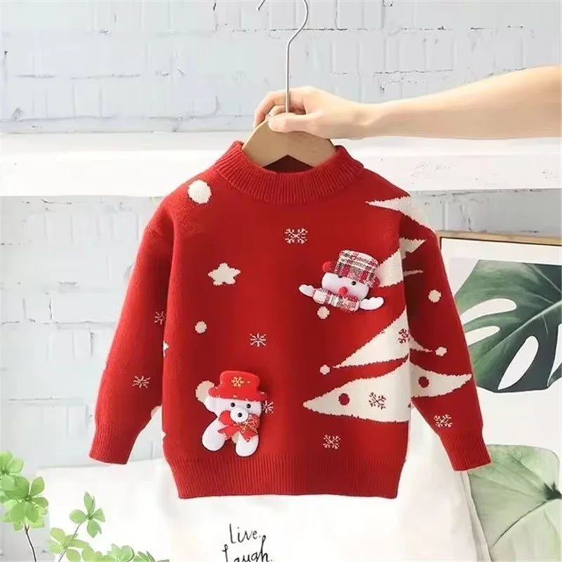 New Kids Christmas girls Sweaters Tops
