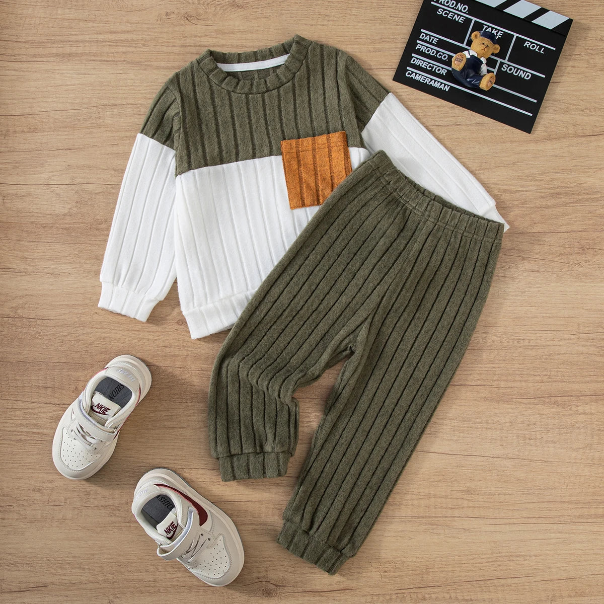 Boys Autumn Winter Long Sleeve sweater suits