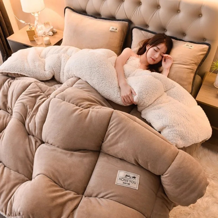Lamb Fleece Blanket for Winter Comfort