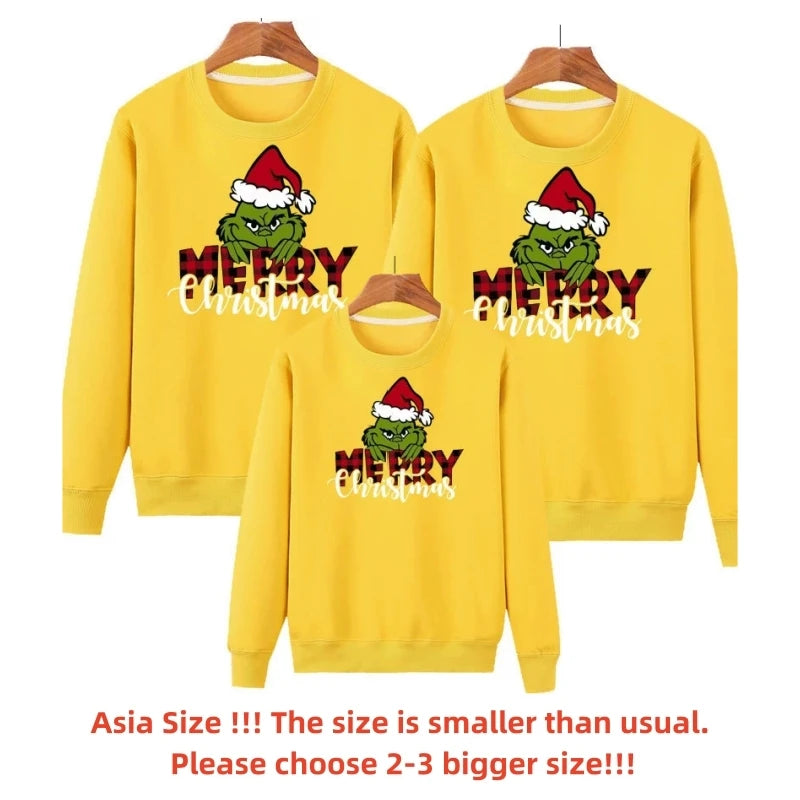 New Christmas Family Matching Xmas Jumper Shirts