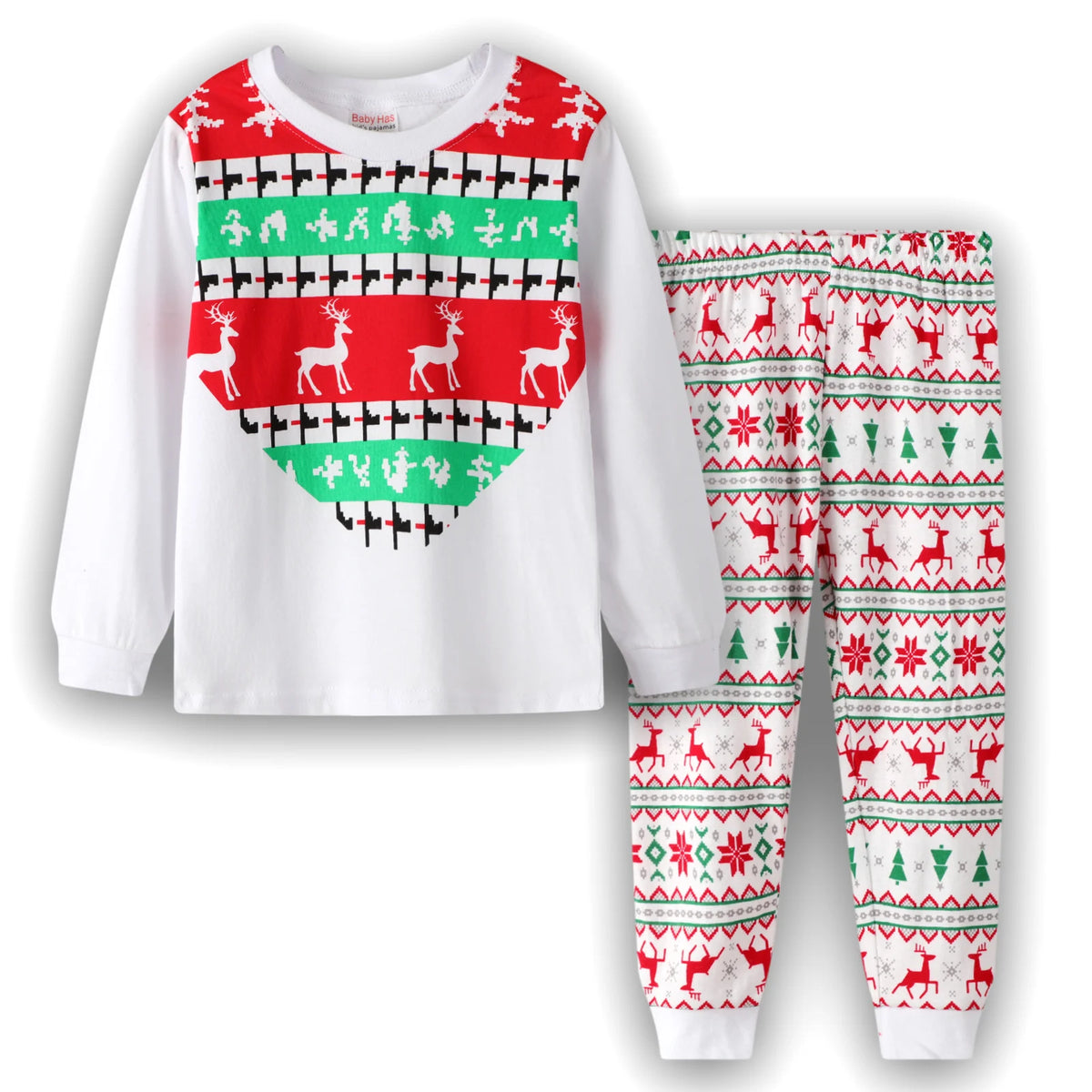 New kids Christmas Long Sleeve Set