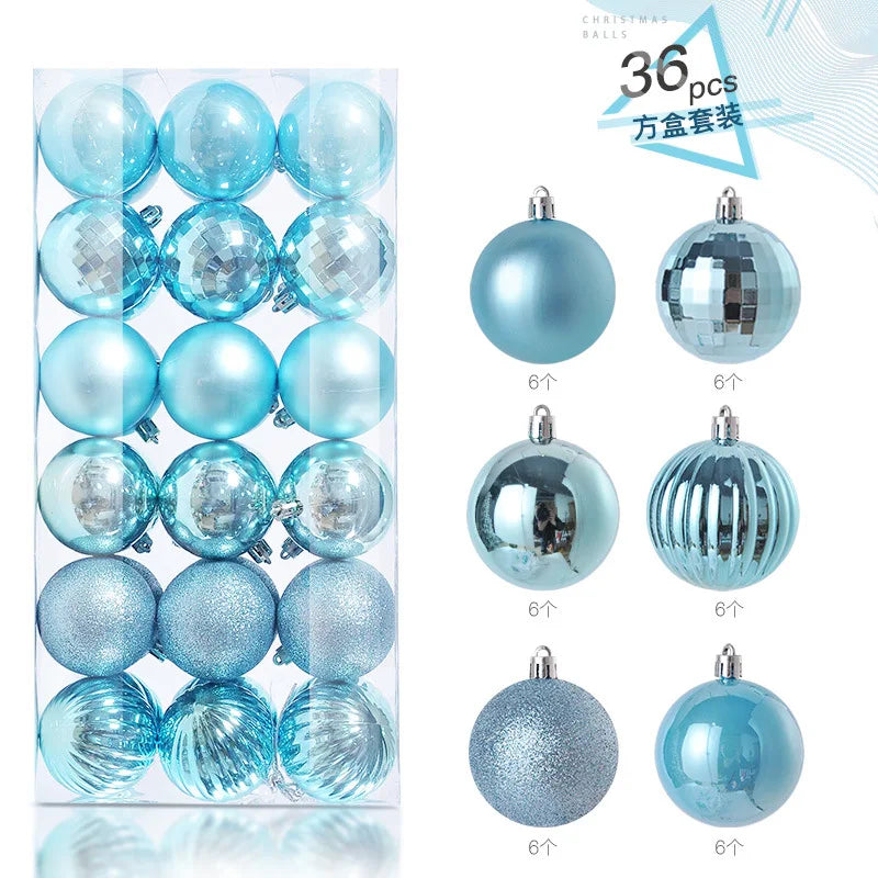 36Pcs 3CM Christmas Balls Christmas Tree Decoration