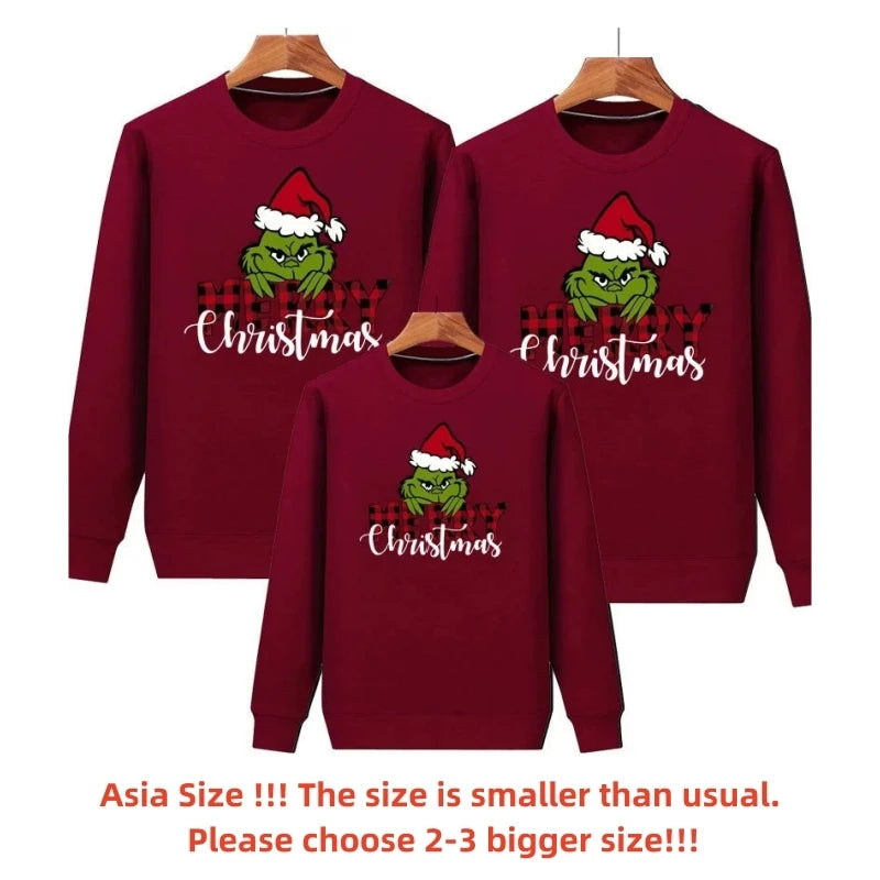 New Christmas Family Matching Xmas Jumper Shirts
