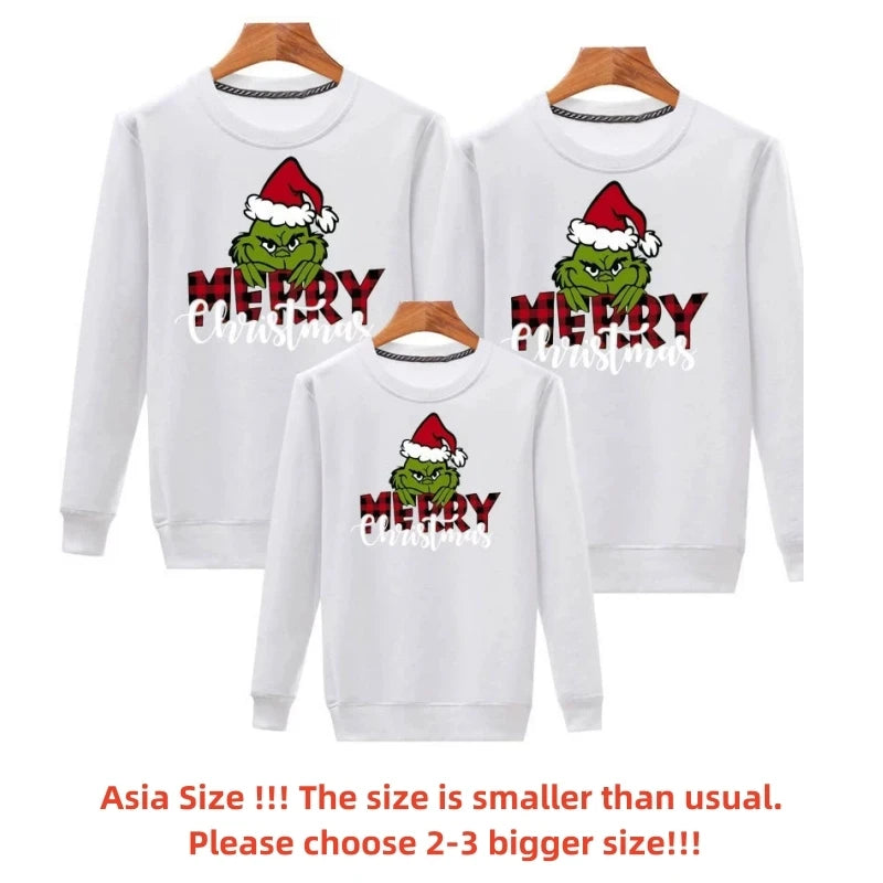 New Christmas Family Matching Xmas Jumper Shirts