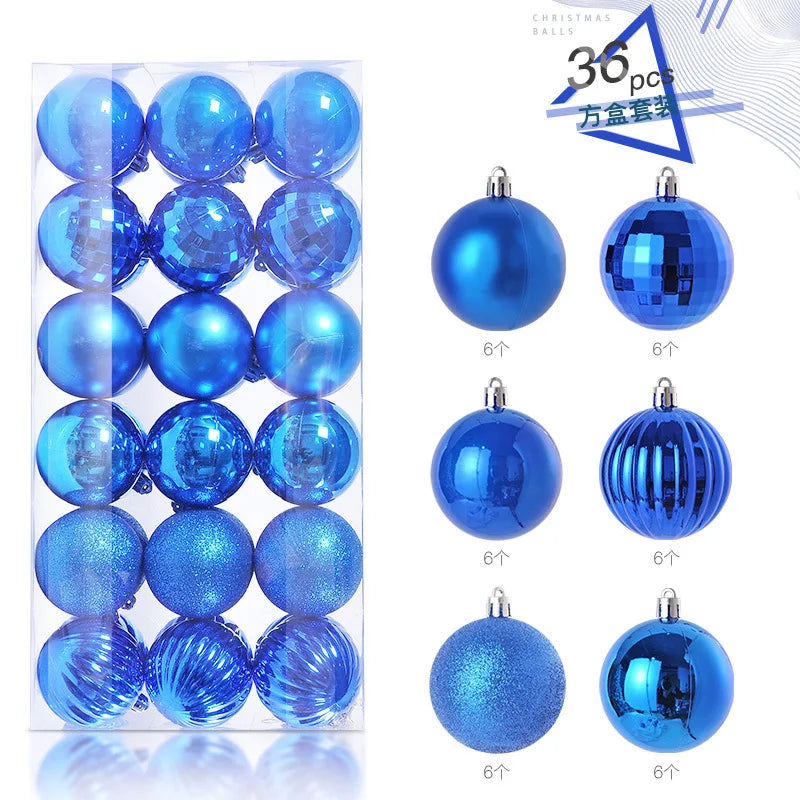 36Pcs 3CM Christmas Balls Christmas Tree Decoration