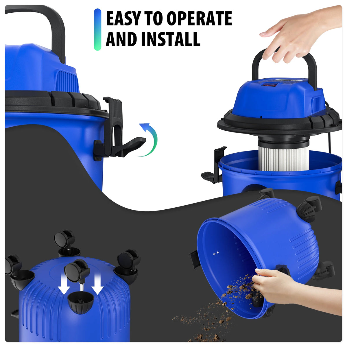 Industrial Vacuum Cleaner Hoover Wet and Dry