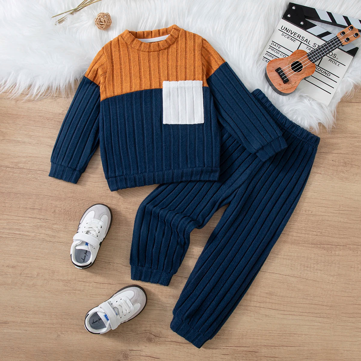 Boys Autumn Winter Long Sleeve sweater suits