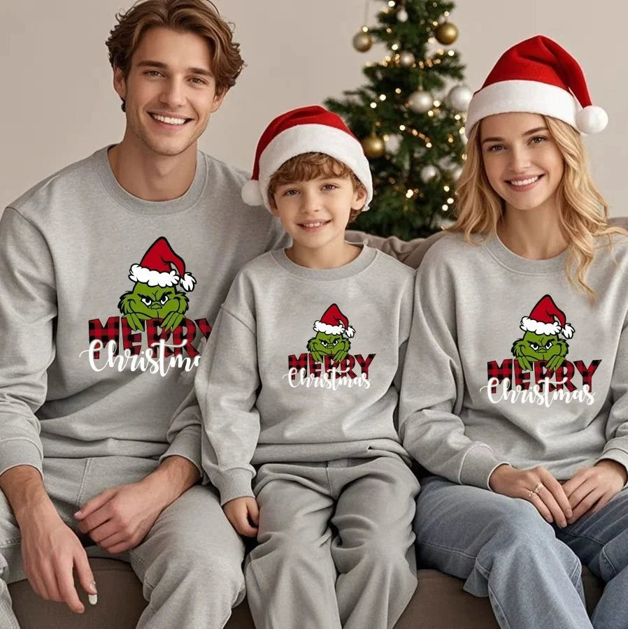 New Christmas Family Matching Xmas Jumper Shirts