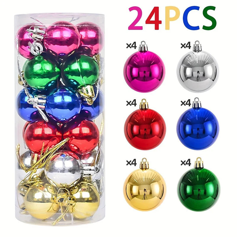 36Pcs 3CM Christmas Balls Christmas Tree Decoration