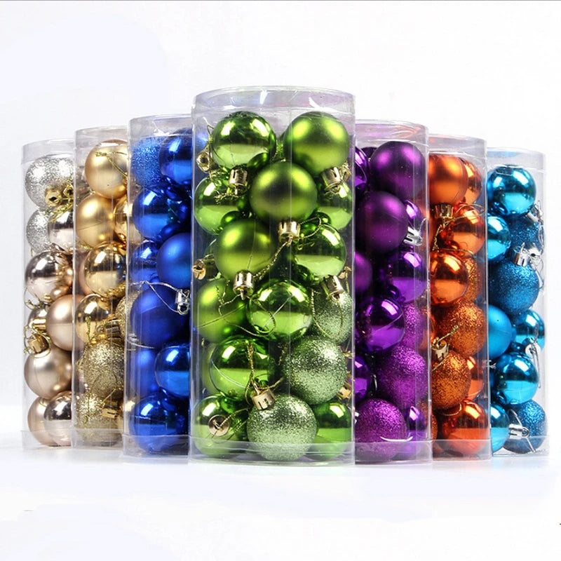 36Pcs 3CM Christmas Balls Christmas Tree Decoration