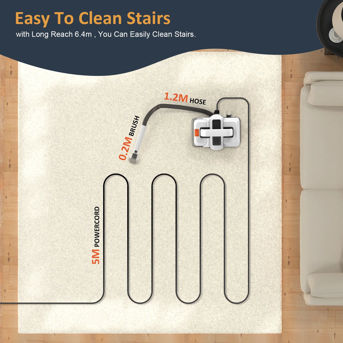 W05 Handheld Carpet Cleaner