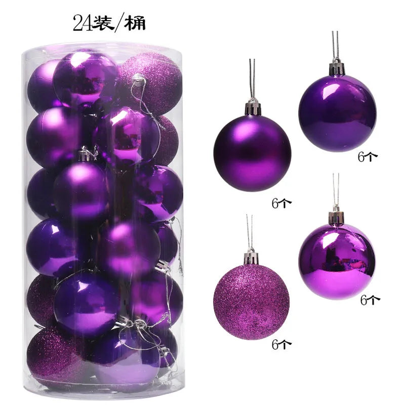 36Pcs 3CM Christmas Balls Christmas Tree Decoration