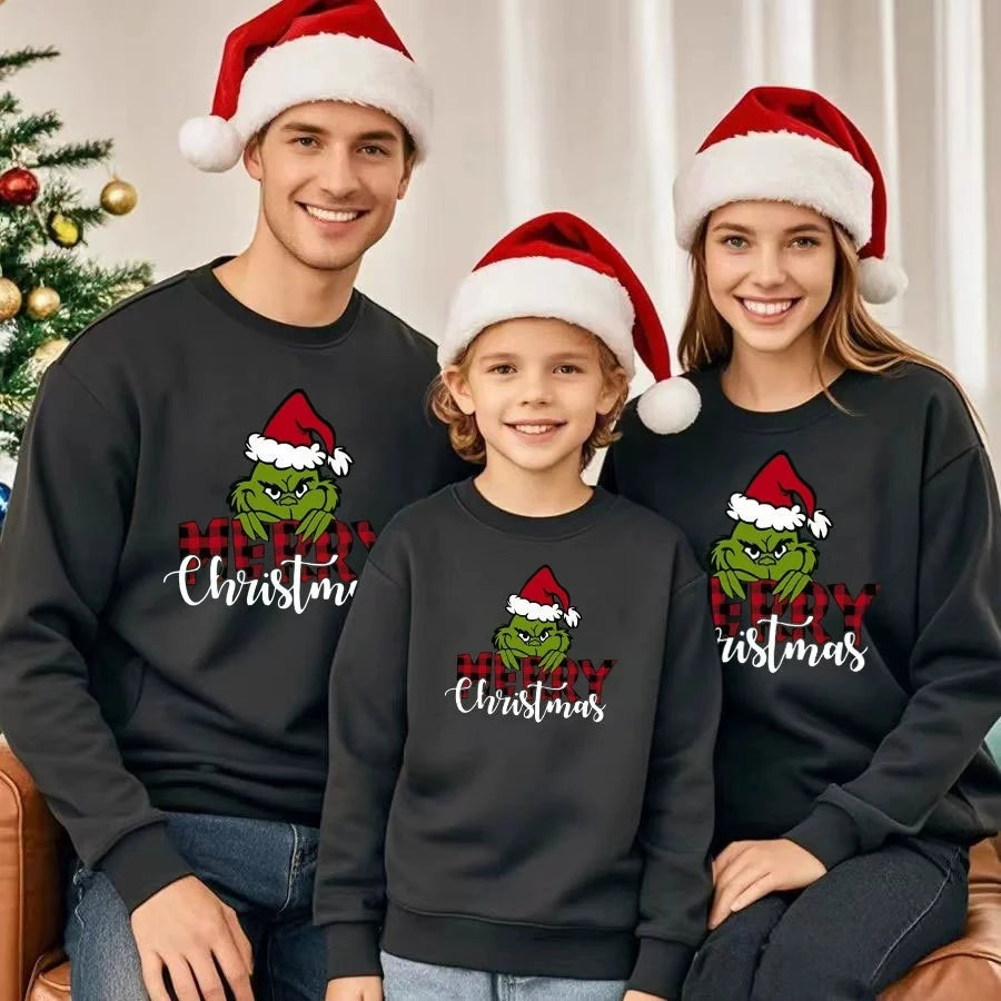 New Christmas Family Matching Xmas Jumper Shirts