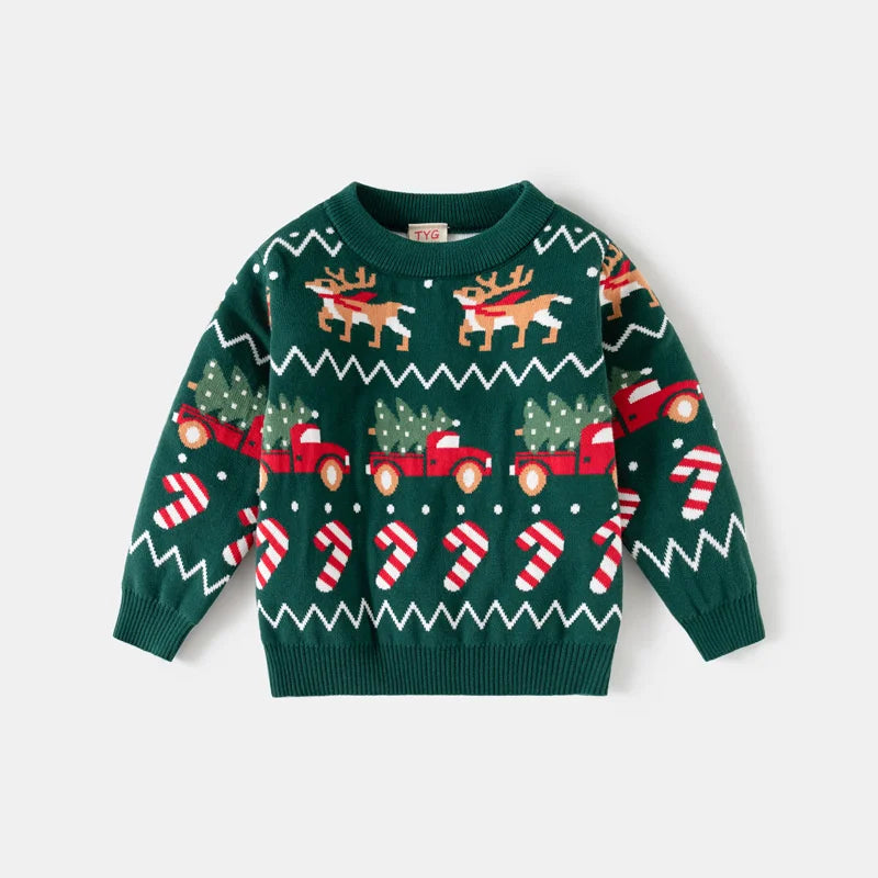 Children Christmas Cute Pollover