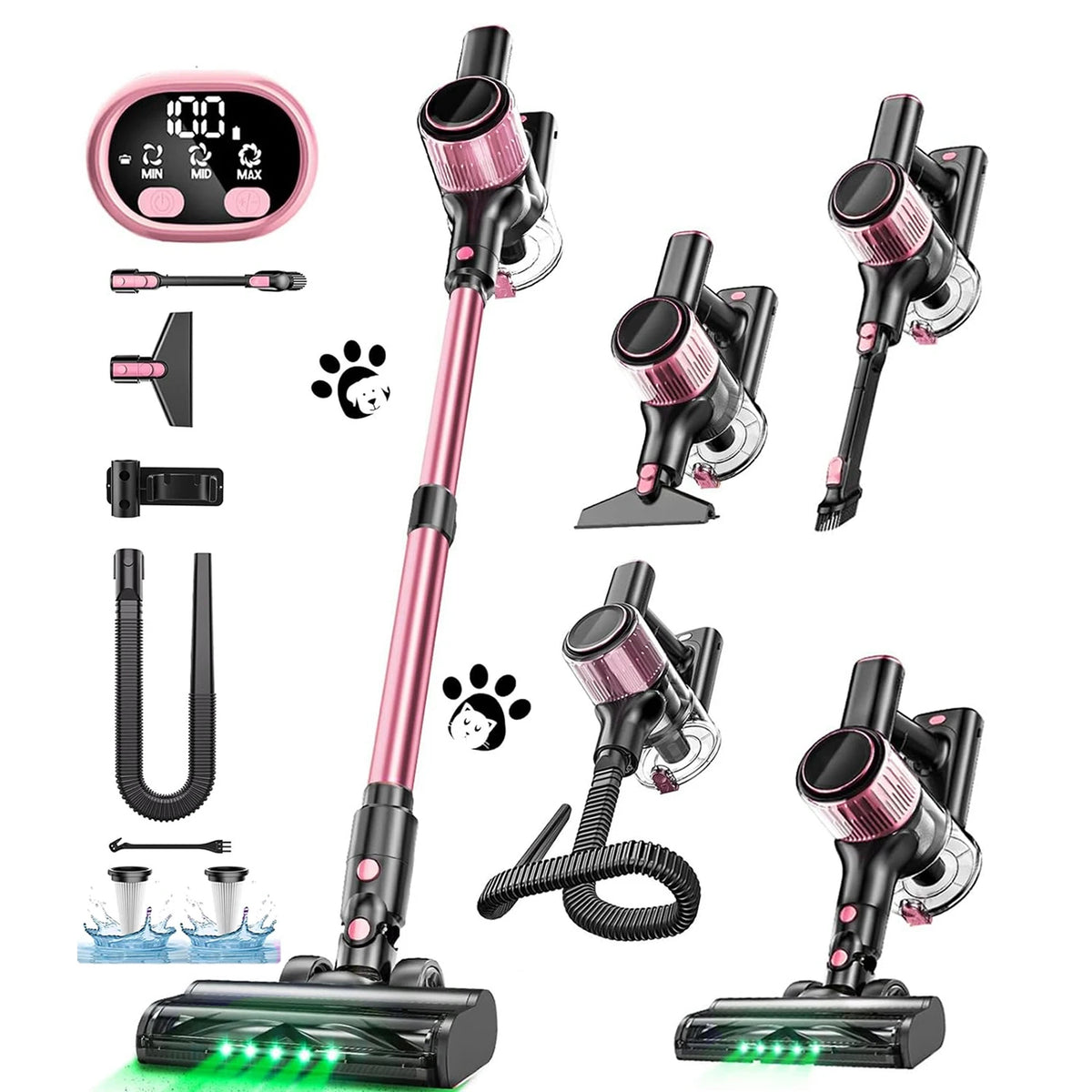 Cordless Vacuum Cleaner, 55Kpa/5