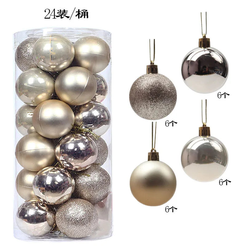 36Pcs 3CM Christmas Balls Christmas Tree Decoration