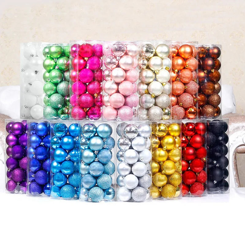 36Pcs 3CM Christmas Balls Christmas Tree Decoration