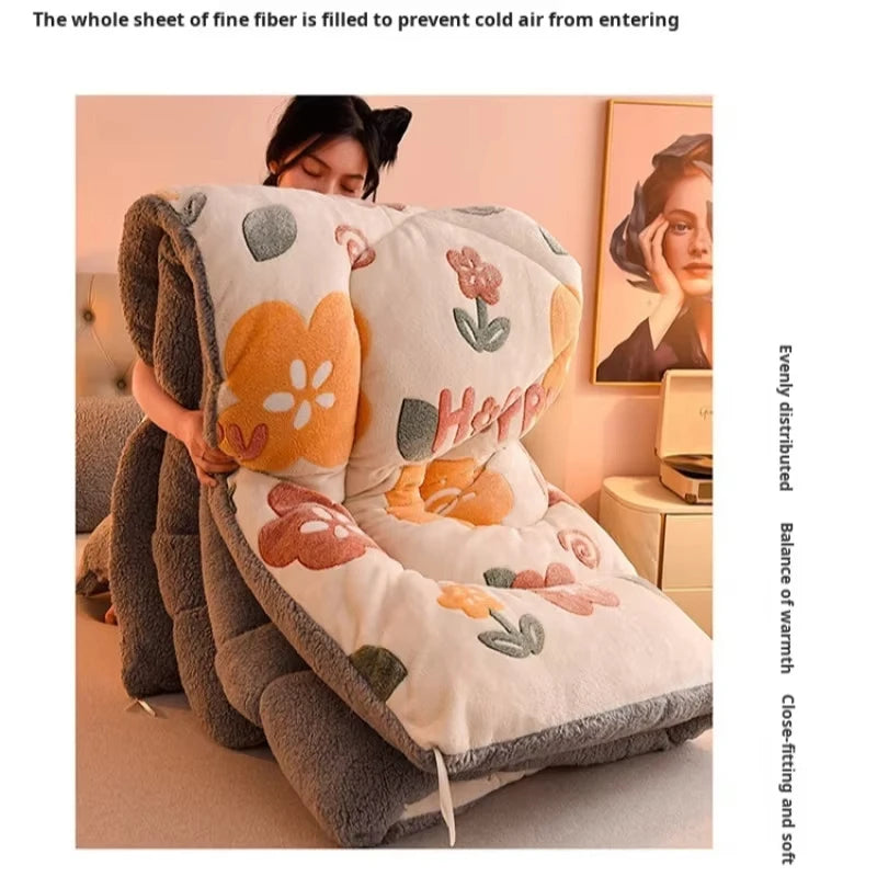 Lamb Fleece Blanket for Winter Comfort