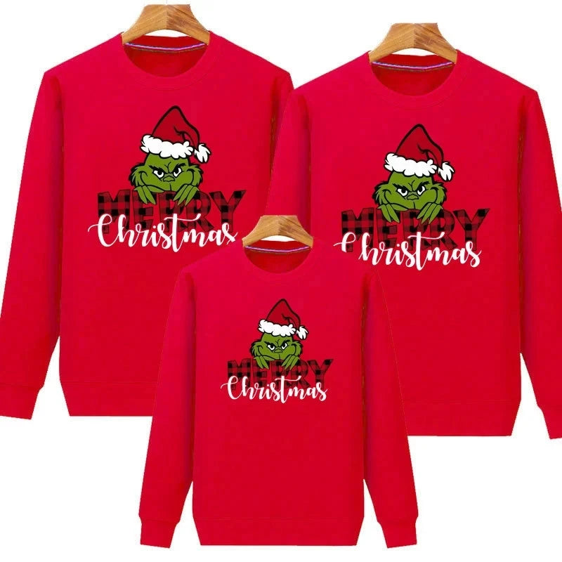 New Christmas Family Matching Xmas Jumper Shirts