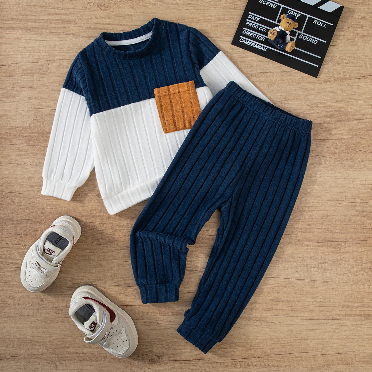 Boys Autumn Winter Long Sleeve sweater suits