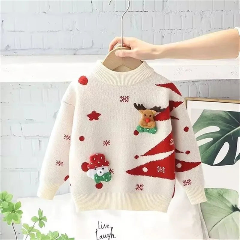 New Kids Christmas girls Sweaters Tops
