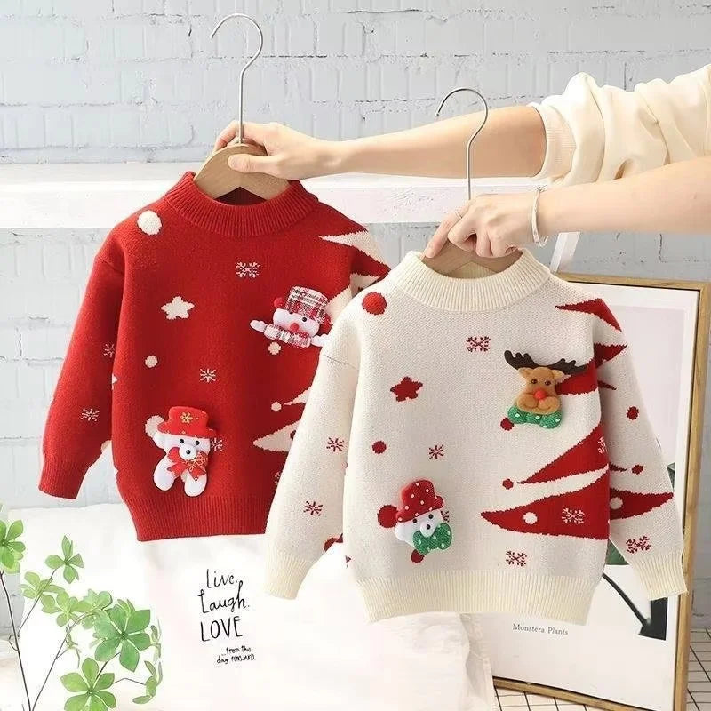 New Kids Christmas girls Sweaters Tops