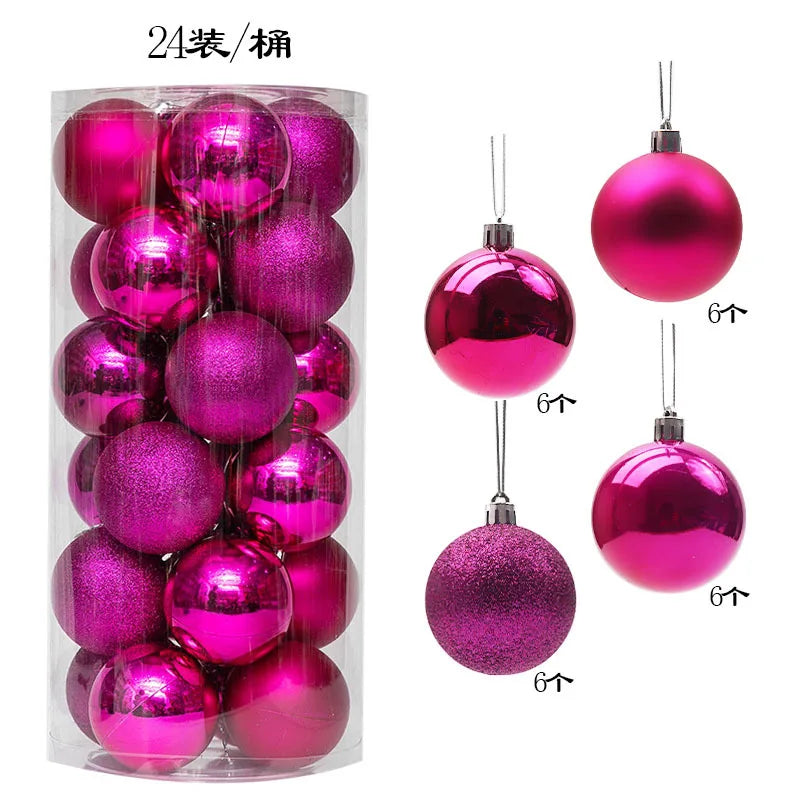 36Pcs 3CM Christmas Balls Christmas Tree Decoration