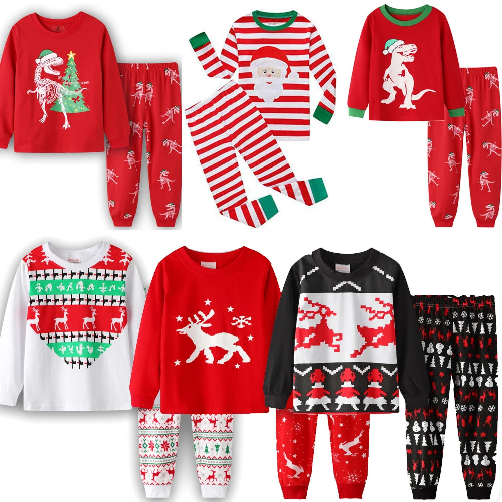 New kids Christmas Long Sleeve Set