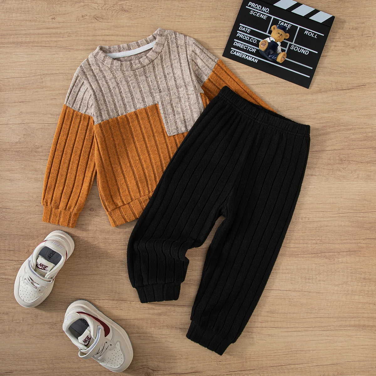 Boys Autumn Winter Long Sleeve sweater suits
