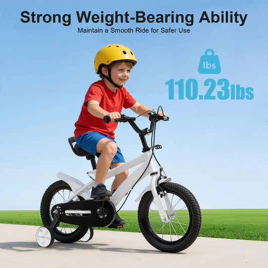 14 Inch Kids Bike w/ Training Wheels for Boys Girls